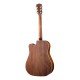 S66-W/B Электро-акустическая гитара, дредноут с вырезом, с чехлом, Parkwood