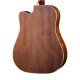 S66-W/B Электро-акустическая гитара, дредноут с вырезом, с чехлом, Parkwood