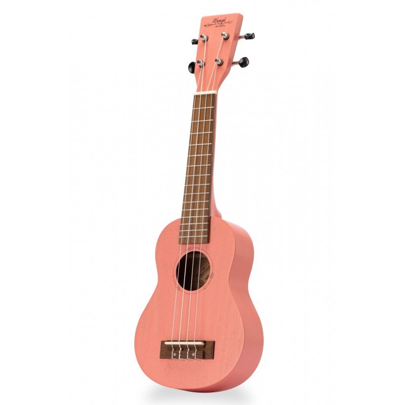 SBK-Coral-Pink Укулеле сопрано, светло-красный, Hampi SBK-Coral-Pink Укулеле сопрано, светло-красный, Hampi
