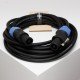 SC215-SPSP-25m Кабель акустический гибкий, 2x1,5мм, Speakon, 25м, SHNOOR