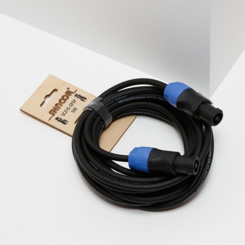 SC215-SPSP-6m Кабель акустический гибкий, 2x1,5мм, Speakon, 6м, SHNOOR SC215-SPSP-6m Кабель акустический гибкий, 2x1,5мм, Speakon, 6м, SHNOOR