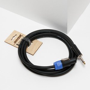 SC225-SPPJ-2m Кабель для гитарного усилителя, 2х2,5мм, Speakon-Powerjack, 2м, SHNOOR