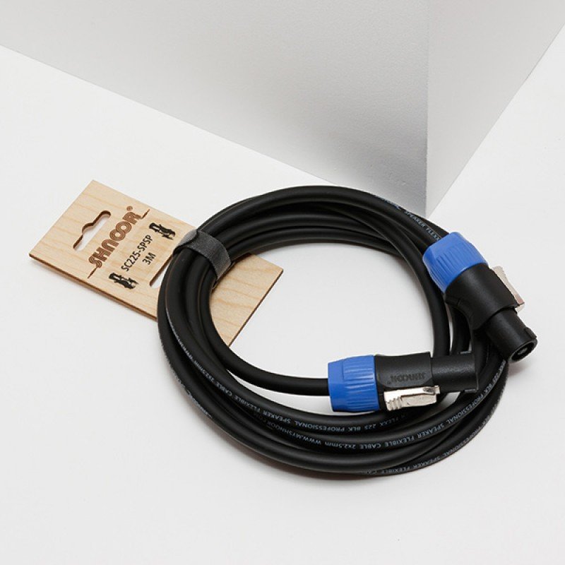SC225-SPSP-5m Кабель акустический гибкий, 2x2,5мм, Speakon, 5м, SHNOOR SC225-SPSP-5m Кабель акустический гибкий, 2x2,5мм, Speakon, 5м, SHNOOR