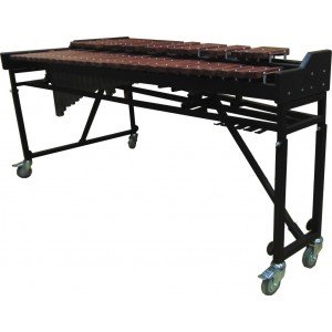 SCX40R-AB Ксилофон"Концертный" 4 октавы, со стойкой и резонаторами, амарант, черный (2 кор), Sinkopa