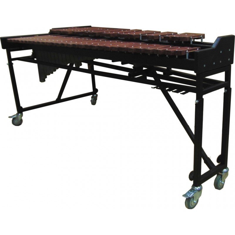 SCX40R-AB Ксилофон"Концертный" 4 октавы, со стойкой и резонаторами, амарант, черный (2 кор), Sinkopa