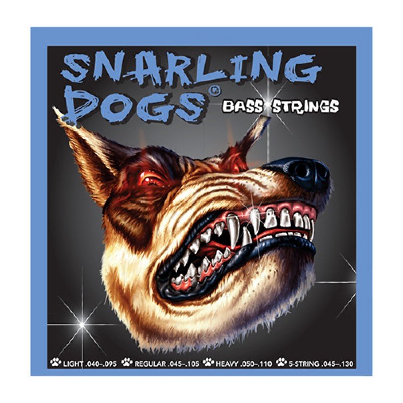 SDN455 Комплект струн для 5-струнной бас-гитары, никелированные, 45-130, Snarling Dogs SDN455 Комплект струн для 5-струнной бас-гитары, никелированные, 45-130, Snarling Dogs