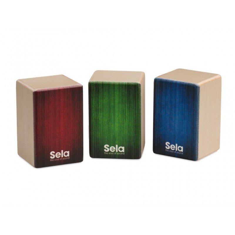 SE-108 Mini Cajon Набор мини шейкеров, 3 шт, Sela