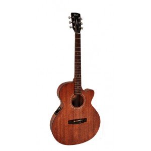 SFX-MEM-OP SFX Series Электро-акустическая гитара, с вырезом, цвет натуральный, Cort