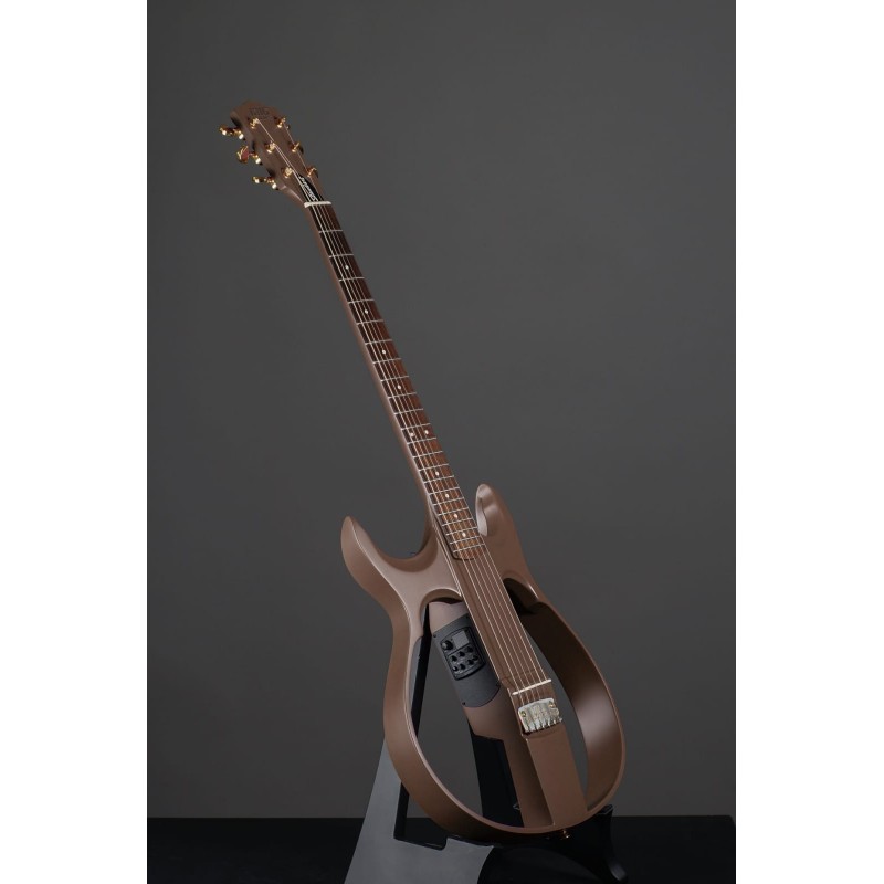 SG1CN23 SG1 Сайлент-гитара, темно-коричневая, MIG Guitars