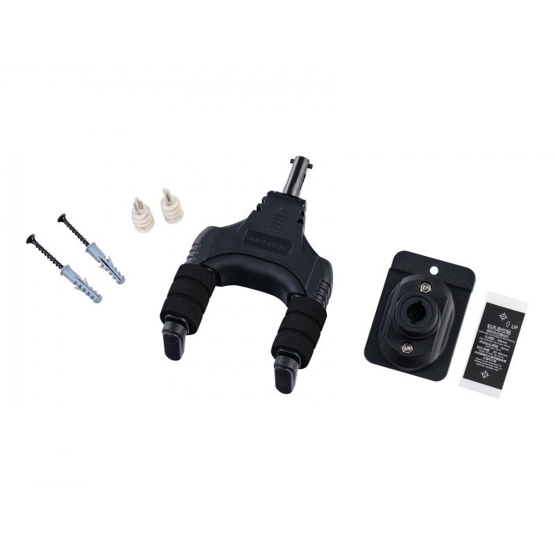 SGS912B Держатель настенный для гитары, "крюк", металлическое основание, Superfix