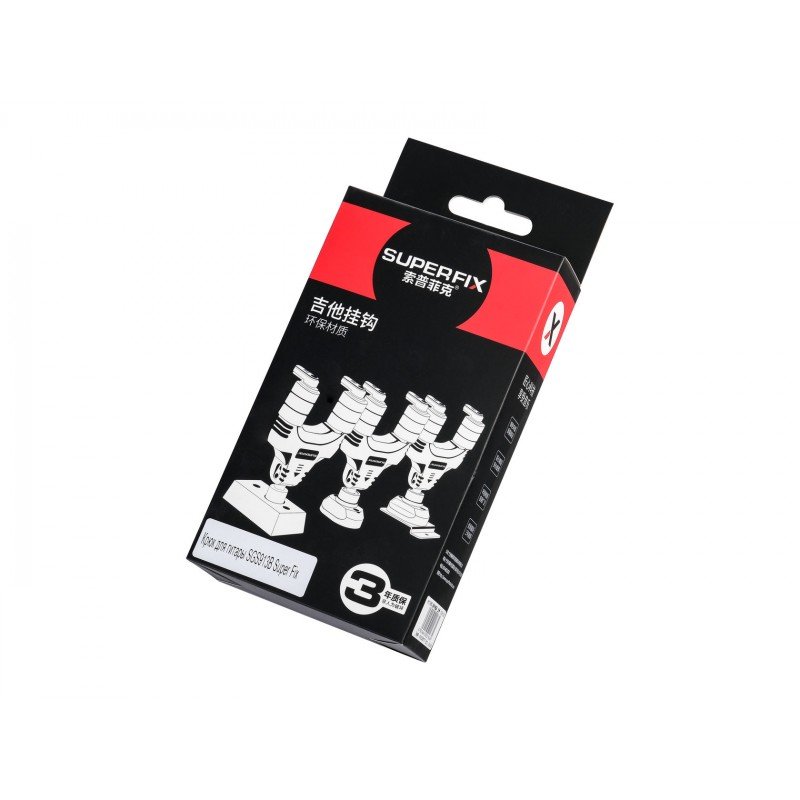 SGS912B Держатель настенный для гитары, "крюк", металлическое основание, Superfix