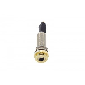 SH-012G Разъем гнездо 6,3мм для звукоснимателей акустических инструментов, стерео, золото, Shadow