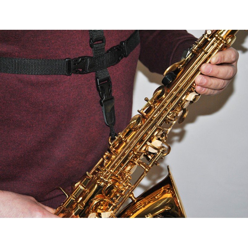 SHT-03LR Ремень для саксофона с петлей, размер Regular, Мозеръ