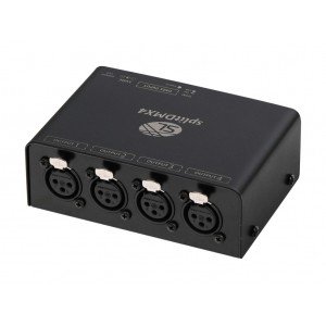 SL-SDX4P SplitDMX4 Pro Сплиттер DMX512, 1xDMX-вход, 4xDMX-выхода, Siberian Lighting