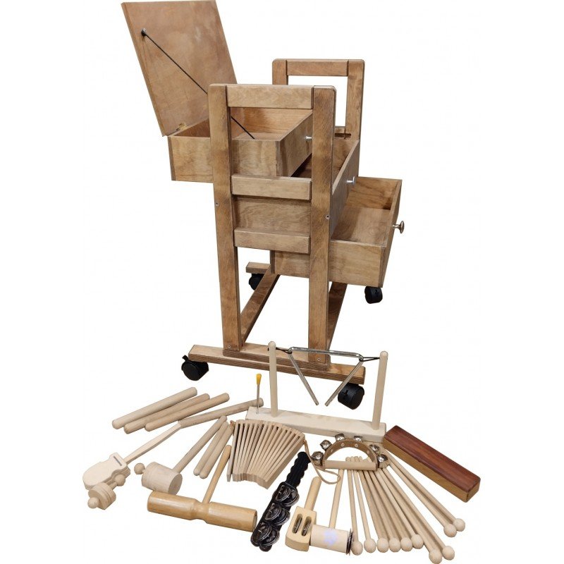 SMW2 Набор перкуссии Музыкальная тележка, корпус тонированный, Sinkopa