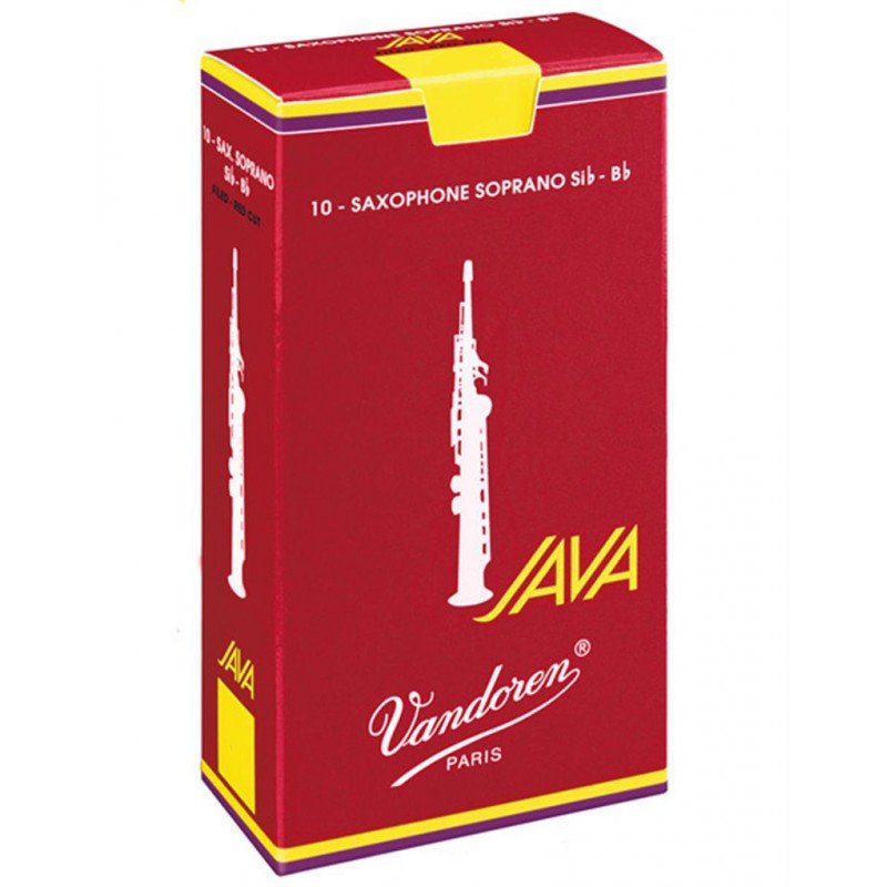 SR3035R JAVA Red Cut Трости для саксофона Сопрано №3.5 (10шт), Vandoren SR3035R JAVA Red Cut Трости для саксофона Сопрано №3.5 (10шт), Vandoren