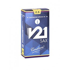 SR8025 V21 Трости для саксофона сопрано, размер 2.5, 10шт, Vandoren