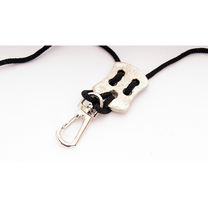 SS-1 Ремень для саксофона альт, тенор, кожаный, регулируемый, Мозеръ