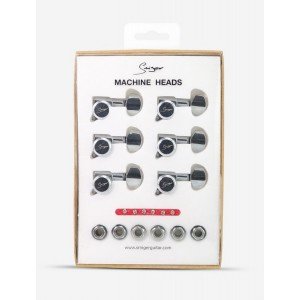 STA-30B-CR Колки для гитары, локовые, 6л, хром, Smiger STA-30B-CR Колки для гитары, локовые, 6л, хром, Smiger