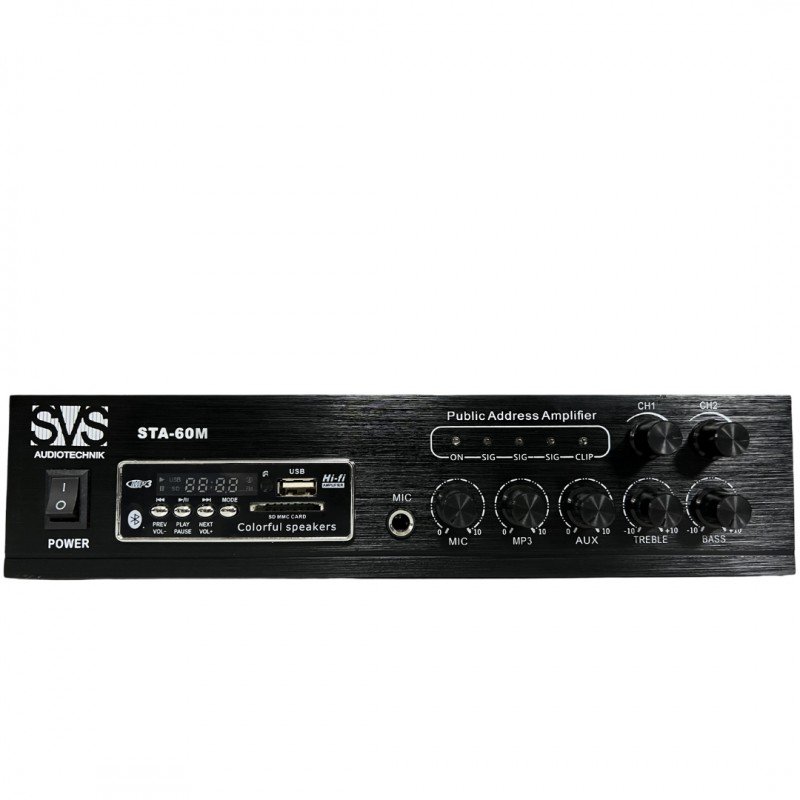 SVS Audiotechnik STA-60M Радиоузел трансляционный SVS Audiotechnik STA-60M Радиоузел трансляционный