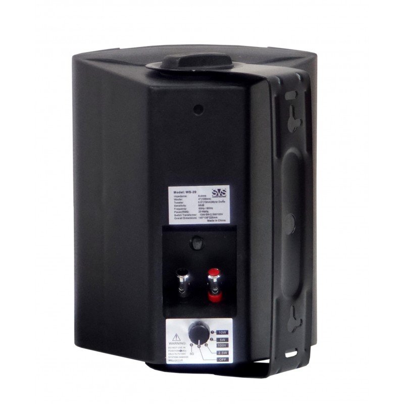 SVS Audiotechnik WS-20 Black Громкоговоритель настенный SVS Audiotechnik WS-20 Black Громкоговоритель настенный