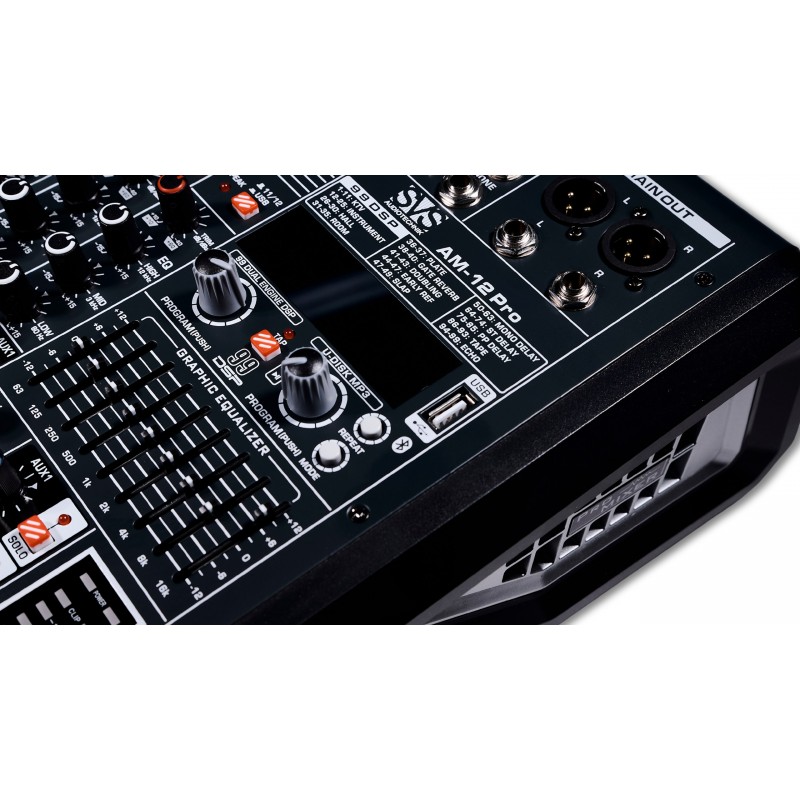 SVS Audiotechnik mixers AM-12 PRO Микшерный пульт аналоговый, 12-канальный