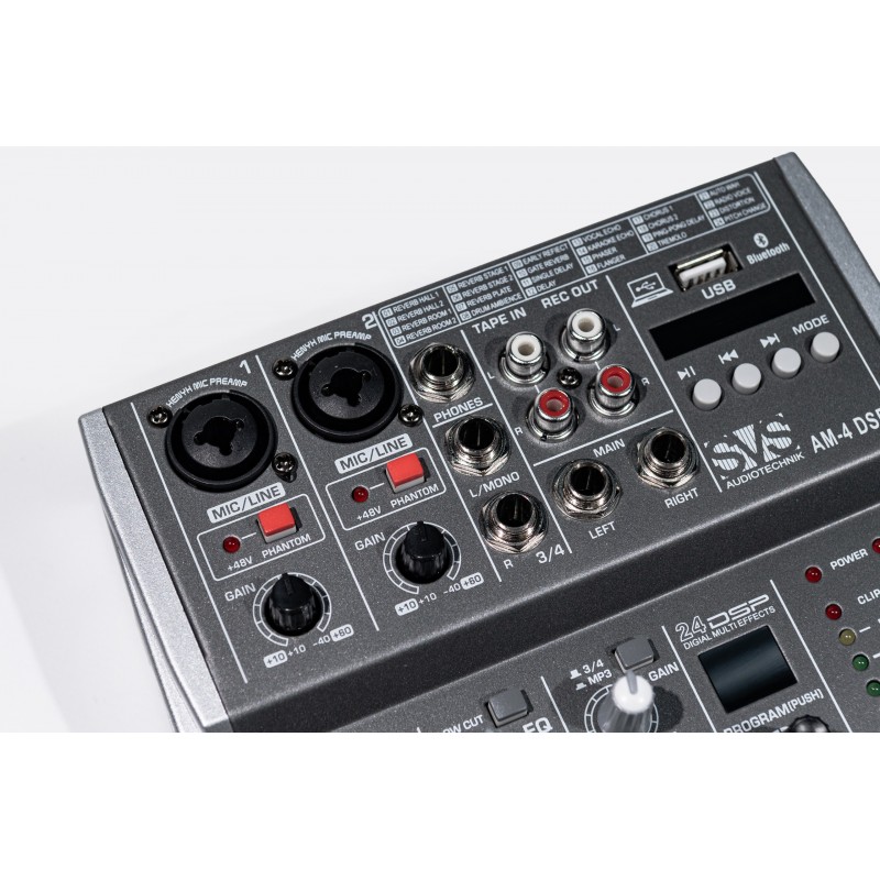 SVS Audiotechnik mixers AM-4 DSP Аналоговый микшерный пульт, 4-канала