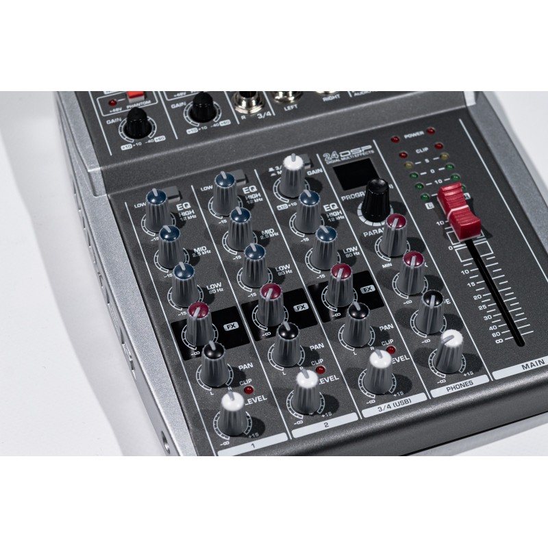 SVS Audiotechnik mixers AM-4 DSP Аналоговый микшерный пульт, 4-канала