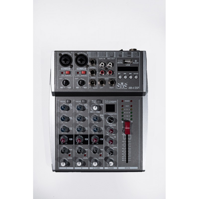 SVS Audiotechnik mixers AM-4 DSP Аналоговый микшерный пульт, 4-канала