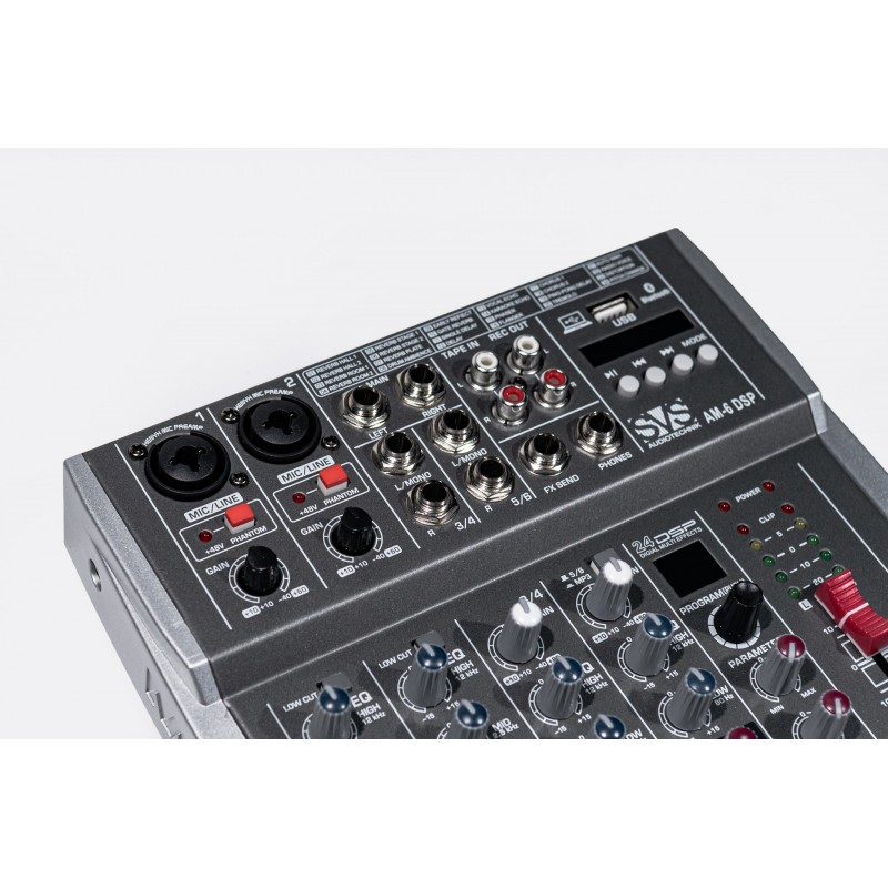 SVS Audiotechnik mixers AM-6 DSP Микшерный пульт аналоговый, 6-канальный