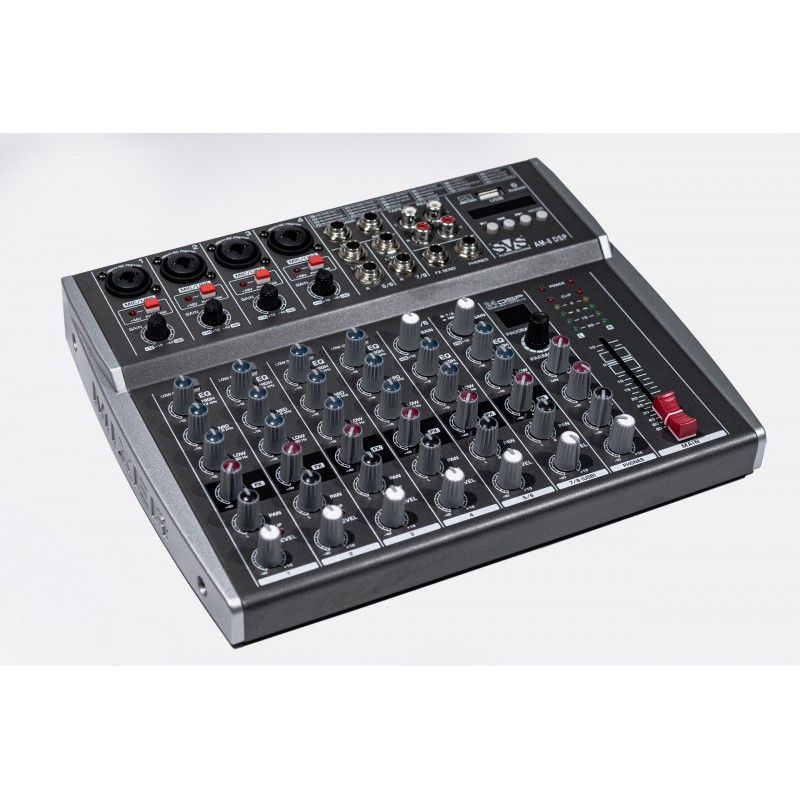 SVS Audiotechnik mixers AM-8 DSP Микшерный пульт аналоговый, 8-канальный