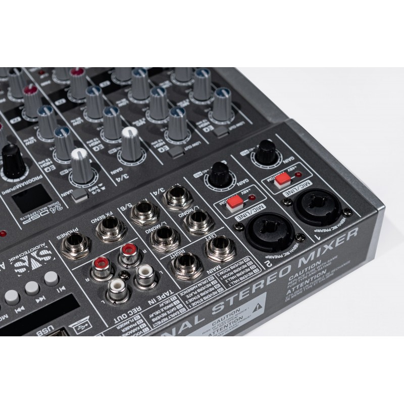 SVS Audiotechnik mixers AM-8 DSP Микшерный пульт аналоговый, 8-канальный