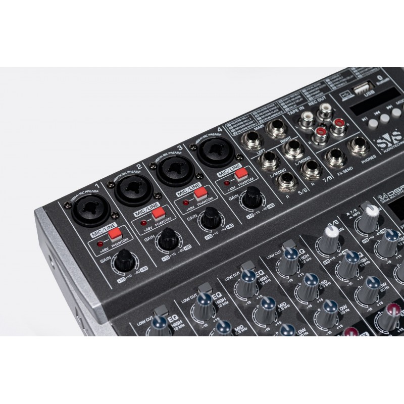 SVS Audiotechnik mixers AM-8 DSP Микшерный пульт аналоговый, 8-канальный