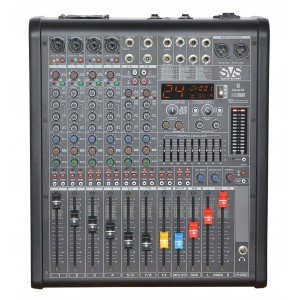SVS Audiotechnik mixers PM-8A Активный аналоговый микшерный пульт, 8-канальный