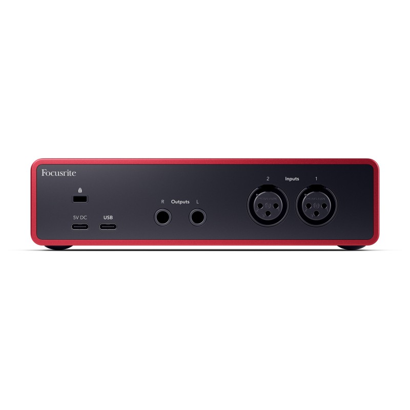 Scarlett-2i2-4th-gen Аудио интерфейс USB, 2 входа-2 выхода, Focusrite