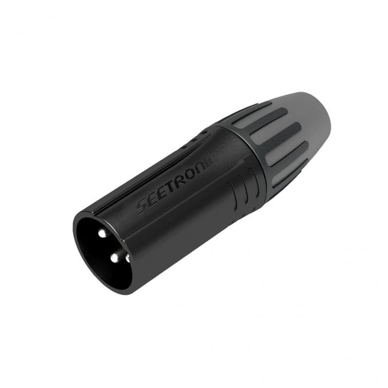 Seetronic SCMM3-B Кабельный разъём XLR "папа" Seetronic SCMM3-B Кабельный разъём XLR "папа"