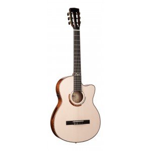 Solencanto-WCASE-WBL Masterpiece Sol Encanto Классическая гитара со звукоснимателем, футляр, Cort