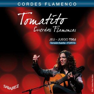 T50J Flamenco Tomatito Комплект струн для классической гитары, сильное натяжение, посеребр, Savarez