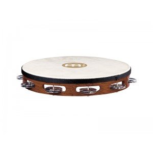 TAH1AB Traditional Тамбурин с кожей, 1 ряд бубенцов, коричневый, Meinl TAH1AB Traditional Тамбурин с кожей, 1 ряд бубенцов, коричневый, Meinl