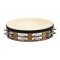TAH2WB Traditional Тамбурин 10", с кожей, 2 ряда бубенцов, коричневый, Meinl