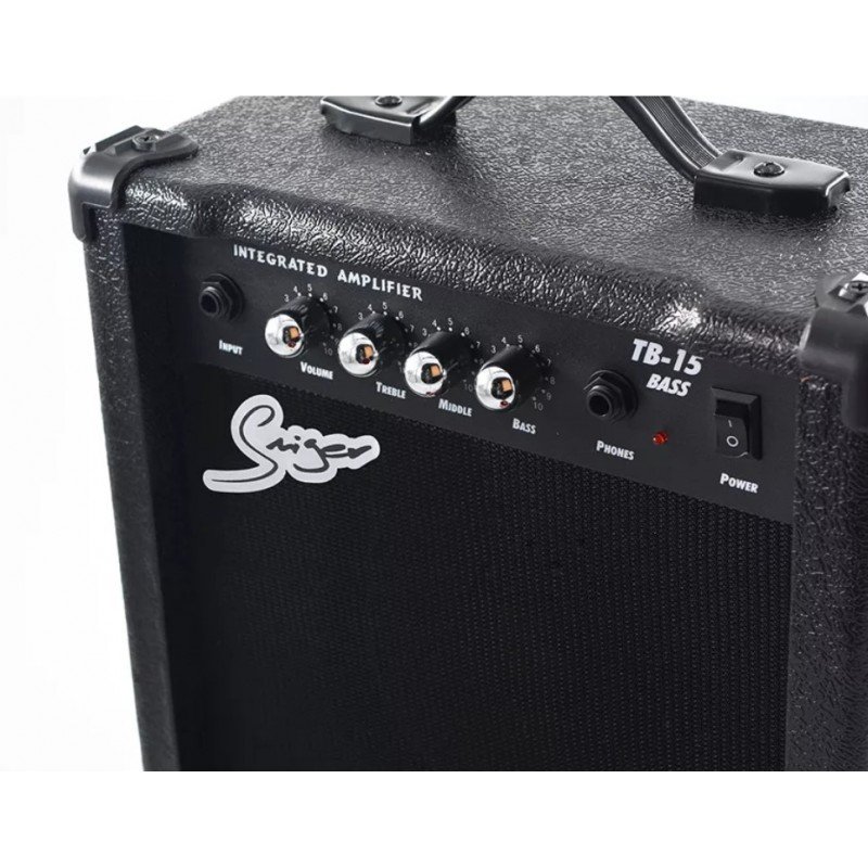 TB-15-BK Басовый комбоусилитель, 15Вт, черный, Smiger