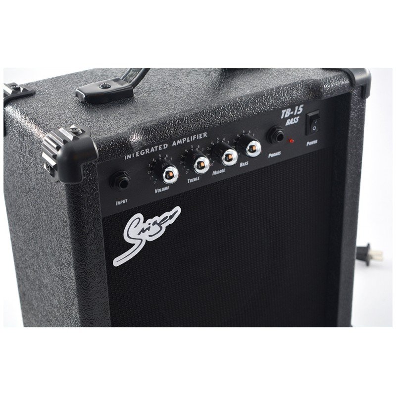 TB-15-BK Басовый комбоусилитель, 15Вт, черный, Smiger