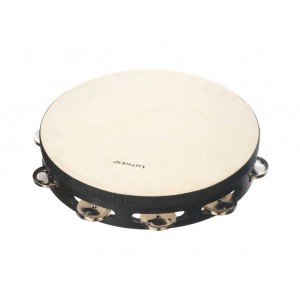 THD10BK Тамбурин 10" с кожей, черный, Fleet