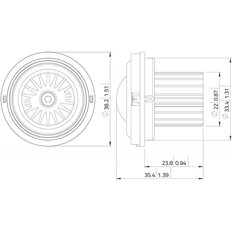TN100.70 Драйвер ВЧ, 20Вт, 8 Ом, Lavoce