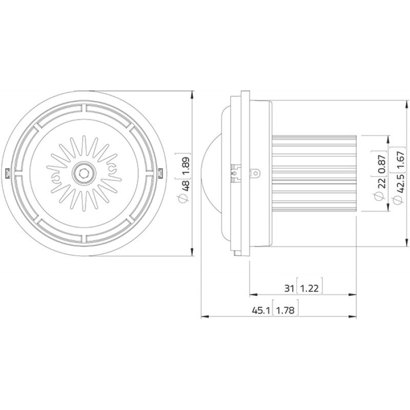 TN131.00 Драйвер ВЧ, 30Вт, 8 Ом, Lavoce