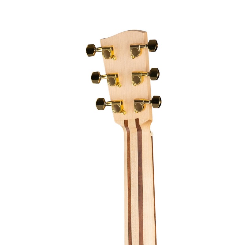 TR2-3 Гитара электро-акустическая, трэвел, сапеле, Poni