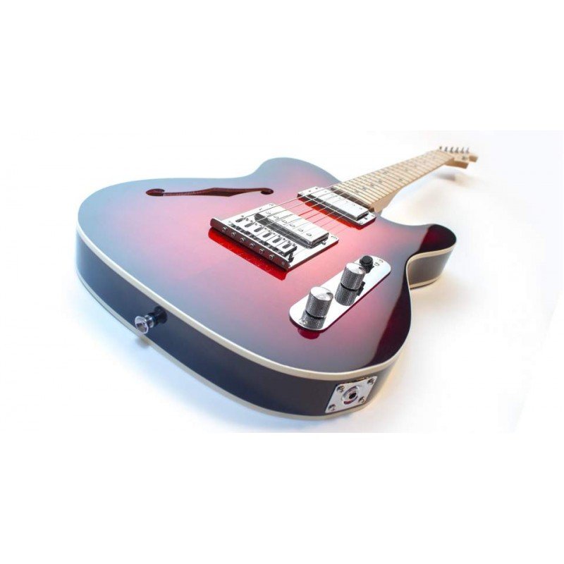 TT-Semi-redburst Электрогитара, красный санберст, Inspector