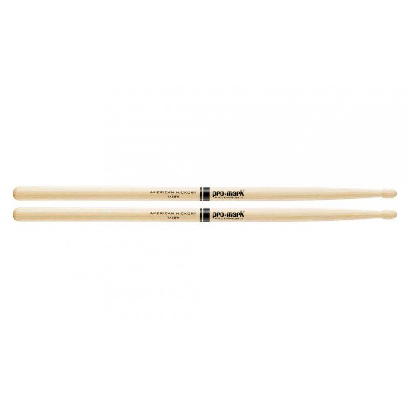 TX5BW 5B Барабанные палочки, орех гикори, деревянный наконечник, ProMark