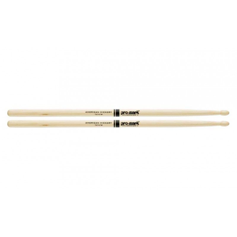 TX747W 747 "Rock" Барабанные палочки, орех гикори, деревянный наконечник, ProMark