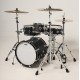 UBb-BL-1816/4 Барабанная установка компактная "Ракушка", чёрная, Мастерская Бехтеревых